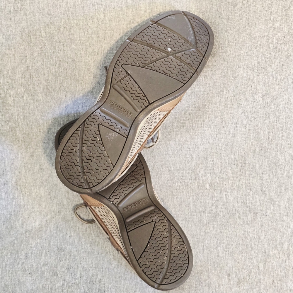 Sperry Brown Leather Boat Shoes Size 6.5 Women Slipon - Picture 6 of 7
